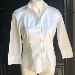 Carolina Herrera White Button Down Shirt